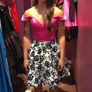 Sherri Hill Off the Shoulder Dress